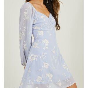 NEW Altar’d State Lilac Floral Mini Dress Size Small NWT